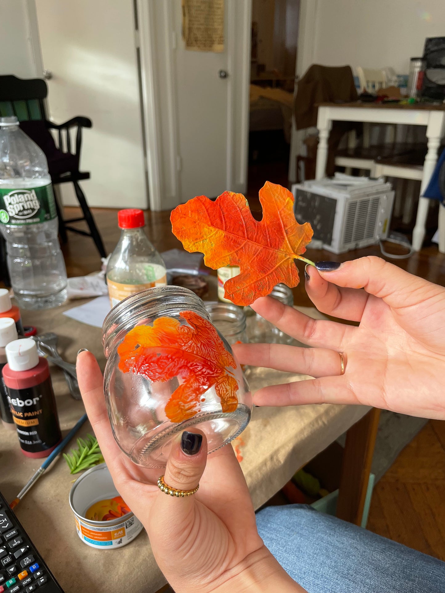 the autumn leaves candle