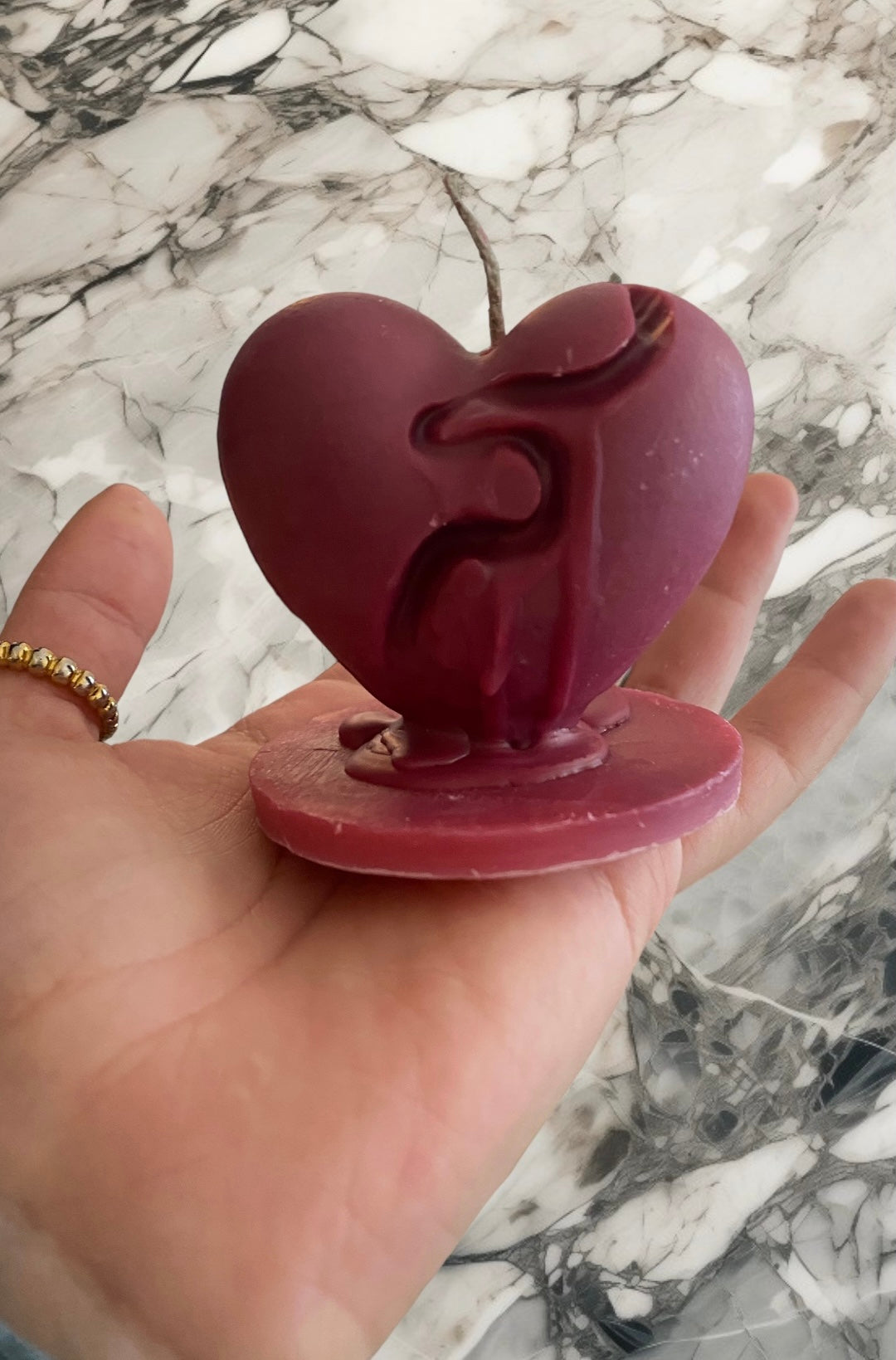 the melted heart candle – Bruja Candles