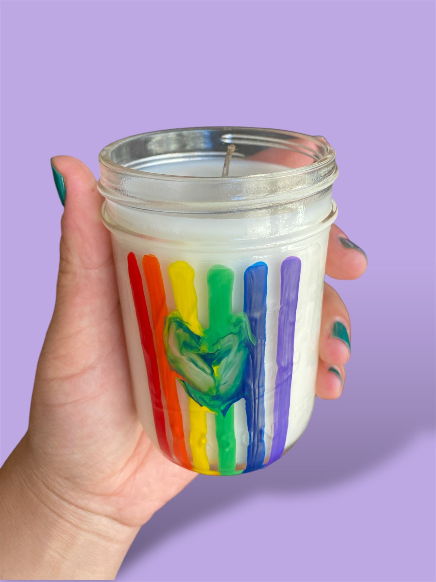 the dripping in pride candle