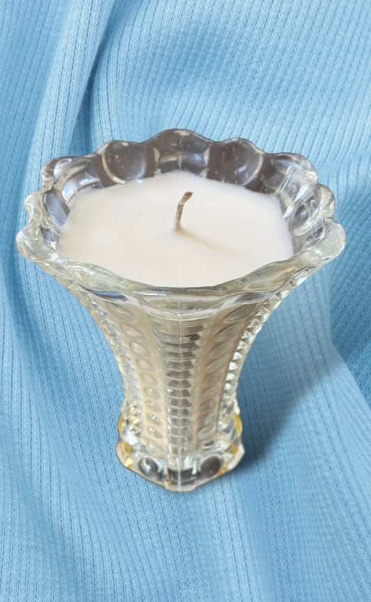 the winter crystal candle
