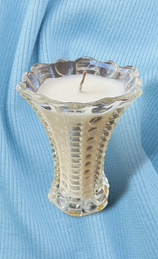 the winter crystal candle