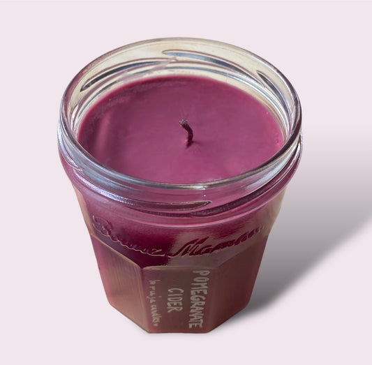 the pomegranate jam candle