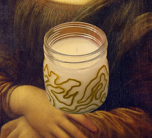 the NOT MY FAULT candle